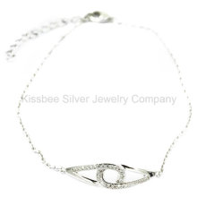 Серебряные ювелирные изделия, Браслет из чистого серебряного ювелирного изделия (KT3062)